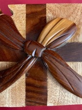 Usado, Caixa de bugigangas de madeira arco esculpido decoração rústica caixa de joias feita à mão comprar usado  Enviando para Brazil