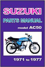 Suzuki parts manual d'occasion  Expédié en Belgium