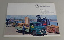 Usado, Prospekt / Broschüre Mercedes-Benz L/LS 710 + Allrad Stand 09/1965 comprar usado  Enviando para Brazil