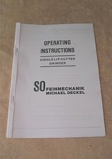Deckel model tool for sale  MANSFIELD