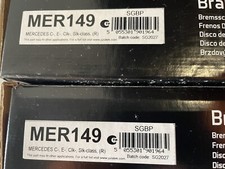Brake discs pair for sale  SALTASH