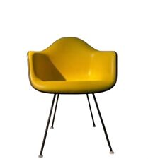 1970 Vintage Eames For Herman Miller Amarelo Naugahyde Braço de Fibra de Vidro Cadeira Shell comprar usado  Enviando para Brazil