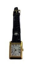 RELÓGIO MASCULINO VINTAGE ESTILO TANQUE CARTIER DÉCADA DE 1950 ART DECO VINTAGE MUITO BOM ESTADO NOVA PULSEIRA comprar usado  Enviando para Brazil
