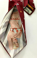 Biquíni Pin-up Vintage Dog House Peek a Boo Loira Menina Ivy Chipp Prep Britânico, usado comprar usado  Enviando para Brazil
