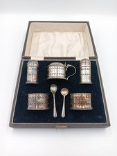 silver condiment set for sale silver condiment set for sale LEEDS