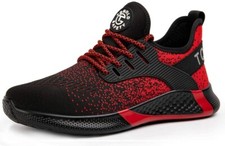 Tênis de trabalho de segurança masculino feminino biqueira de aço leve respirável tamanho 3.5 36 comprar usado  Enviando para Brazil