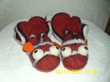 Hausschuhe kinder strickfilz gebraucht kaufen  Aukrug