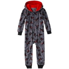 Pijama com capuz The Children's Place Boy's Ninja temático com zíper. Tamanho 14 XL comprar usado  Enviando para Brazil