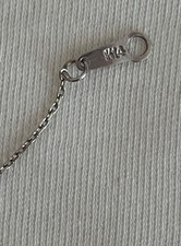 14k weißgold halskette gebraucht kaufen  Berlin