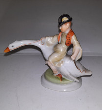 Porzellanfigur herend junge gebraucht kaufen  Fischach