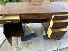 Used brown desk for sale  Palm Springs