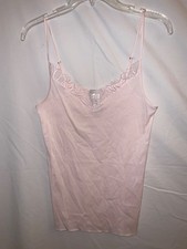 Usado, Camisa bordada HANRO Belina algodão acabamento em renda água de rosas conforto/macia M comprar usado  Enviando para Brazil