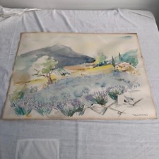 Aquarelle paysage provence d'occasion  Paris IX