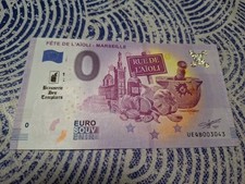 2019 MARSEILLE FÊTE DE L'AÏOLI + TAMPON BILLET EURO SOUVENIR BANKNOTE SCHEIN comprar usado  Enviando para Brazil