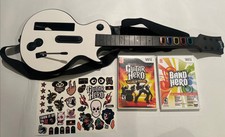 Pacote Guitar Hero Workd Tour Nintendo Wii com 2 jogos TESTADO comprar usado  Enviando para Brazil