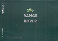 Range rover prices for sale  UK