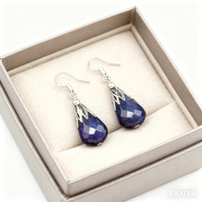 Saphir hrringe 925 gebraucht kaufen  Berlin