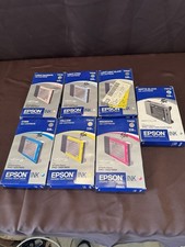 7 tintas originais Epson Stylus Pro 9800 7800 T5635 T5634 T5633 T5632 T5678 t5639, usado comprar usado  Enviando para Brazil