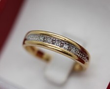 Bague diamants jaune d'occasion  Libourne