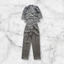 Vintage Jil Sander Garnitur damski Szary Blezer z podwójnymi piersiami i plisowane spodnie 38 na sprzedaż Vintage Jil Sander Garnitur damski Szary Blezer z podwójnymi piersiami i plisowane spodnie 38 na sprzedaż  PL