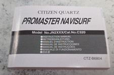 CITIZEN PROMASTER NAVISURF RELÓGIO MANUAL, CRONÓGRAFO MASCULINO, Modelo: JN2XXX comprar usado  Enviando para Brazil