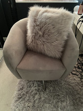 grey tub chair for sale  BISHOP'S STORTFORD