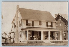 Cartão postal antigo foto c1910's Bungalow House cadeira de balanço Cleveland Ohio RPPC comprar usado  Enviando para Brazil