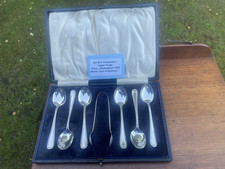Six silver tea for sale  SOLIHULL