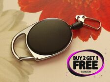 Black retractable key for sale  BIRMINGHAM