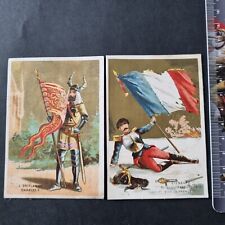Chromos dorés drapeau d'occasion  Nantes-
