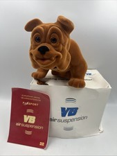 Vintage flocked bulldog for sale  PRESTON