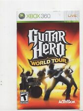 Usado, Guitar Hero World Tour Xbox 360 SOMENTE MANUAL Autêntico Original comprar usado  Enviando para Brazil