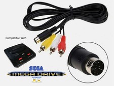 Sega Mega Drive 2 RCA AV áudio vídeo cabo TV A/V - Vendedor do Reino Unido comprar usado Sega Mega Drive 2 RCA AV áudio vídeo cabo TV A/V - Vendedor do Reino Unido comprar usado  Enviando para Brazil