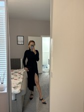 Zara black long for sale  BURY