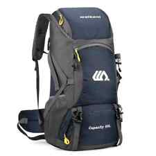 Usado, Mochila de viagem 50L acampamento masculina grande bolsa de caminhada mochila turística impermeável nova comprar usado  Enviando para Brazil