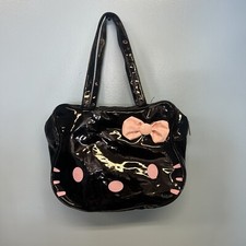 Bolsa de ombro Hello Kitty formato rosto preta rosa laço bolsa tote comprar usado  Enviando para Brazil