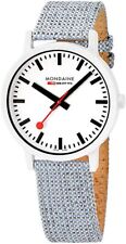 Relógio feminino Mondaine Essence 41mm caixa branca mostrador branco couro MS1.41110.LD comprar usado  Enviando para Brazil
