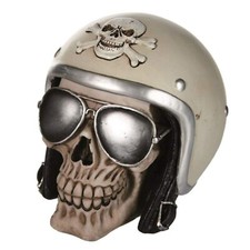 Spardose totenkopf motoradhelm gebraucht kaufen  Hamburg