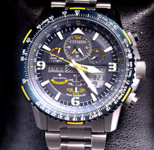 Relógio masculino Citizen Skyhawk azul Promaster Angels A-T Eco-Drive JY8078-52L comprar usado  Enviando para Brazil