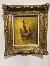 Vintage oil painting for sale  Narberth