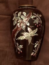 Vaso bronzo intarsiato usato  Milano