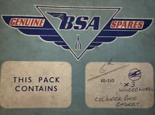 Bsa winged wheel for sale  STOKE-ON-TRENT