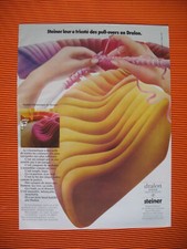 Publicite presse steiner d'occasion  Mazamet