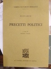 Plutarco precetti politici usato  Napoli