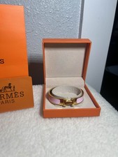 Usado Pulseira Hermes Clic H Rosa/Ouro - Perfeito Estado, usado comprar usado  Enviando para Brazil