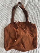 Mango suede tote for sale  LONDON