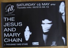 THE JESUS AND MARY CHAIN pôster concerto original '92 gótico new wave comprar usado  Enviando para Brazil