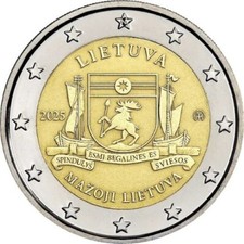Euro gedenkmünze litauen gebraucht kaufen  Sachsenheim