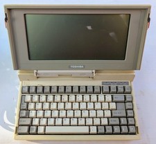 Usado, Vintage Toshiba T1100 Plus Laptop 640KB RAM Dual 3.5 Disquete com Estojo Manuais comprar usado  Enviando para Brazil