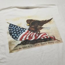 Camiseta masculina Proud Patriots Corinthians L Balf Eagle bandeira dos Estados Unidos P73 comprar usado  Enviando para Brazil